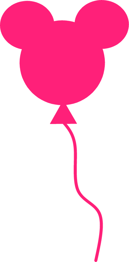Pink Mouse Balloon
